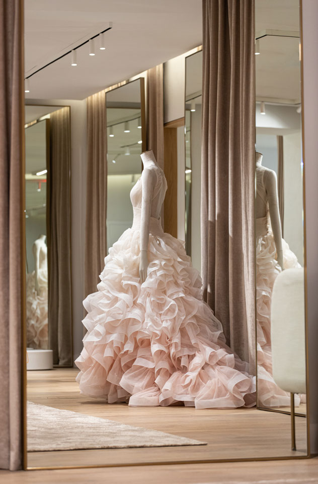 Photo of a wedding dress designed by Pronovias